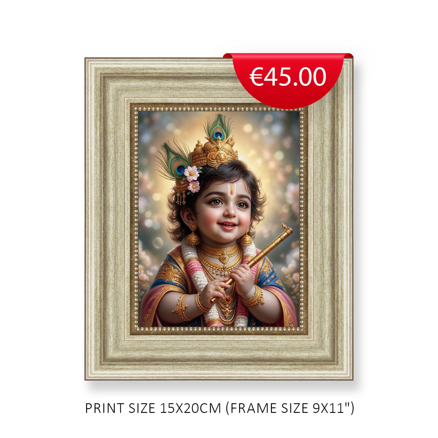 Baby Krishna Digital Art