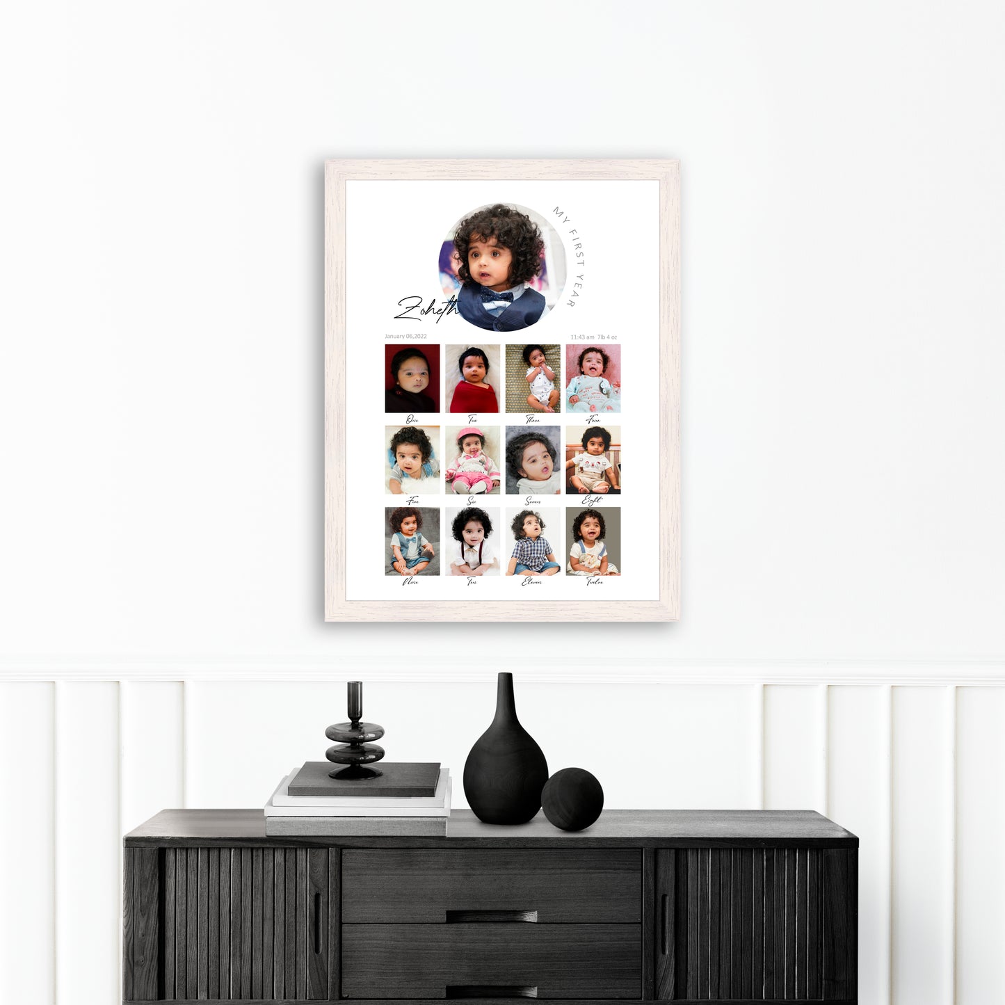 My First Year Photo Collage