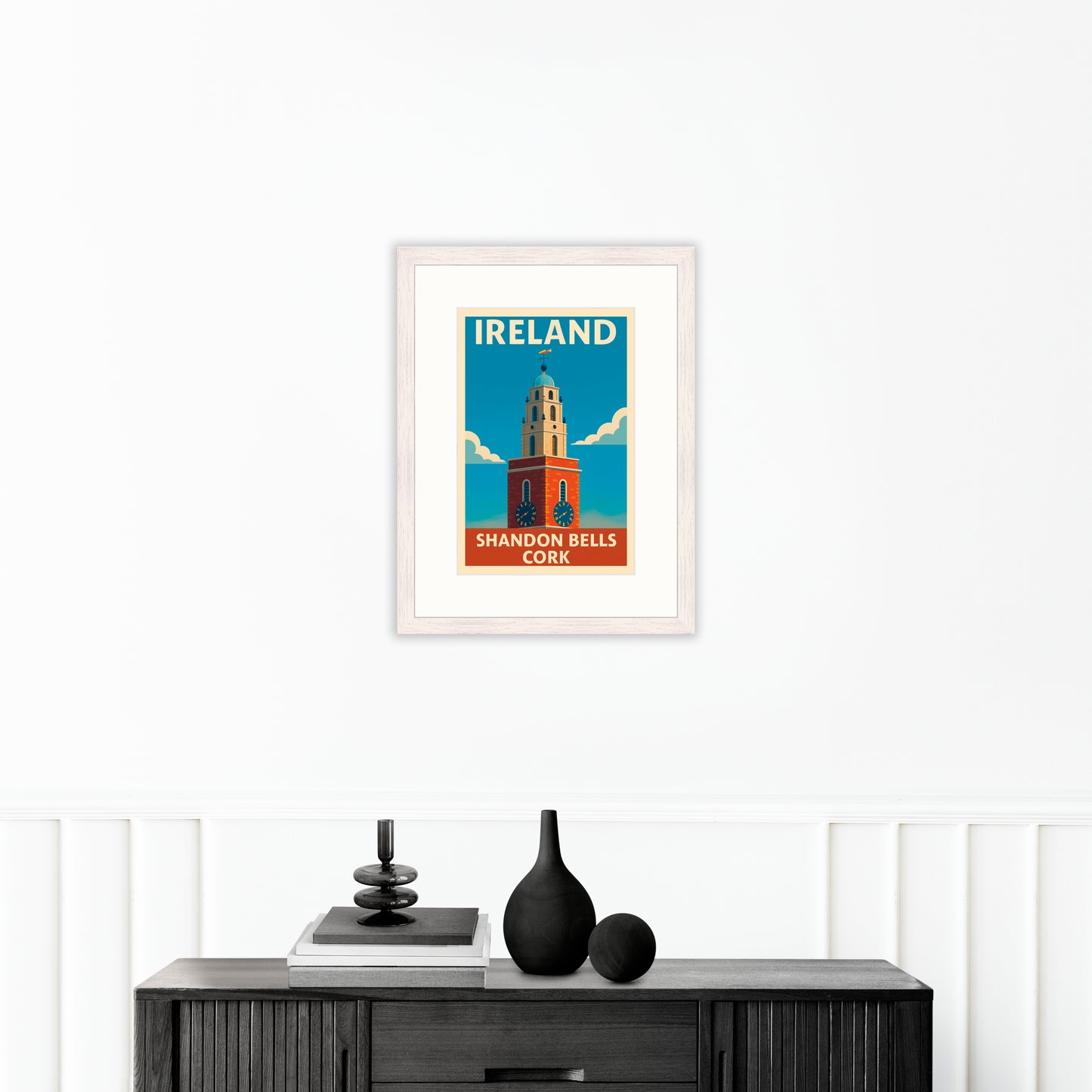 Shandon Bells Cork Travel Poster