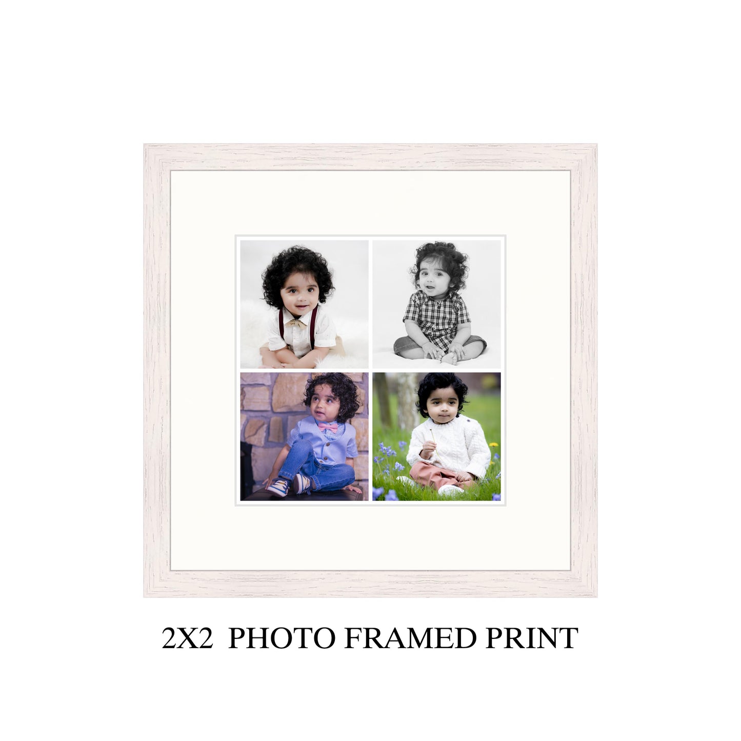 2x2  Photo Collage  Framed Print