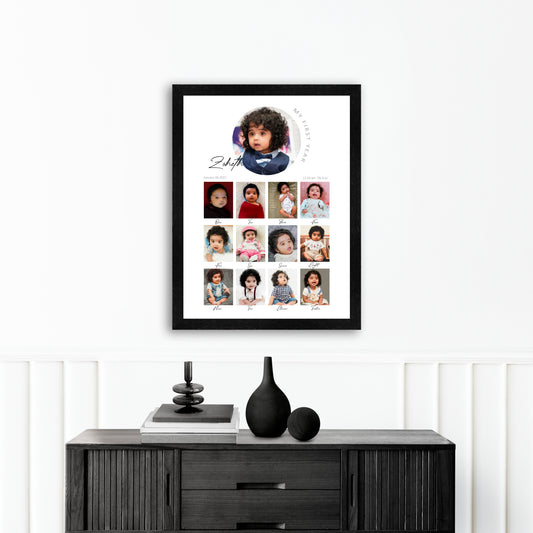My First Year Photo Collage